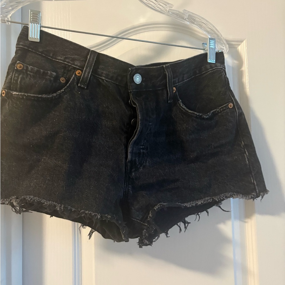 Levi’s black 501 shorts